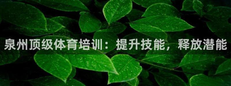 焦点娱乐平台客服电话人工服务：泉州顶级体育培训：提升