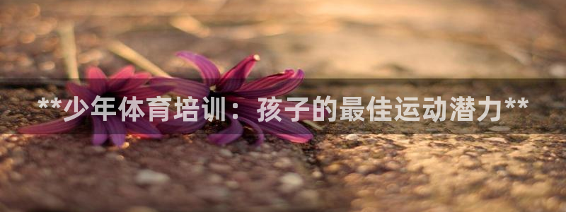 焦点娱乐官网首页：**少年体育培训：孩子的最佳运动潜