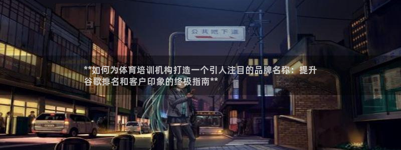 焦点娱乐跨服2013：**如何为体育培训机构打造一个