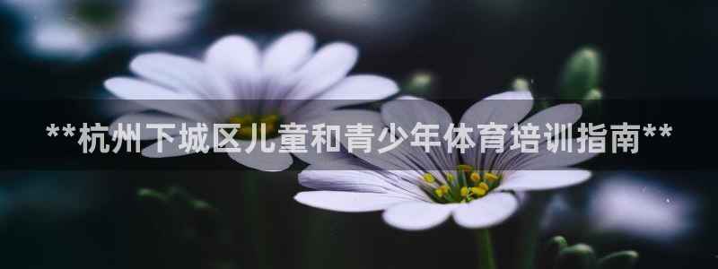 焦点娱乐平台斯7O777：**杭州下城区儿童和青少年